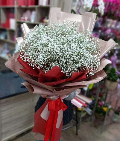 Букет цветов из: Гипсофила в Подпорожье