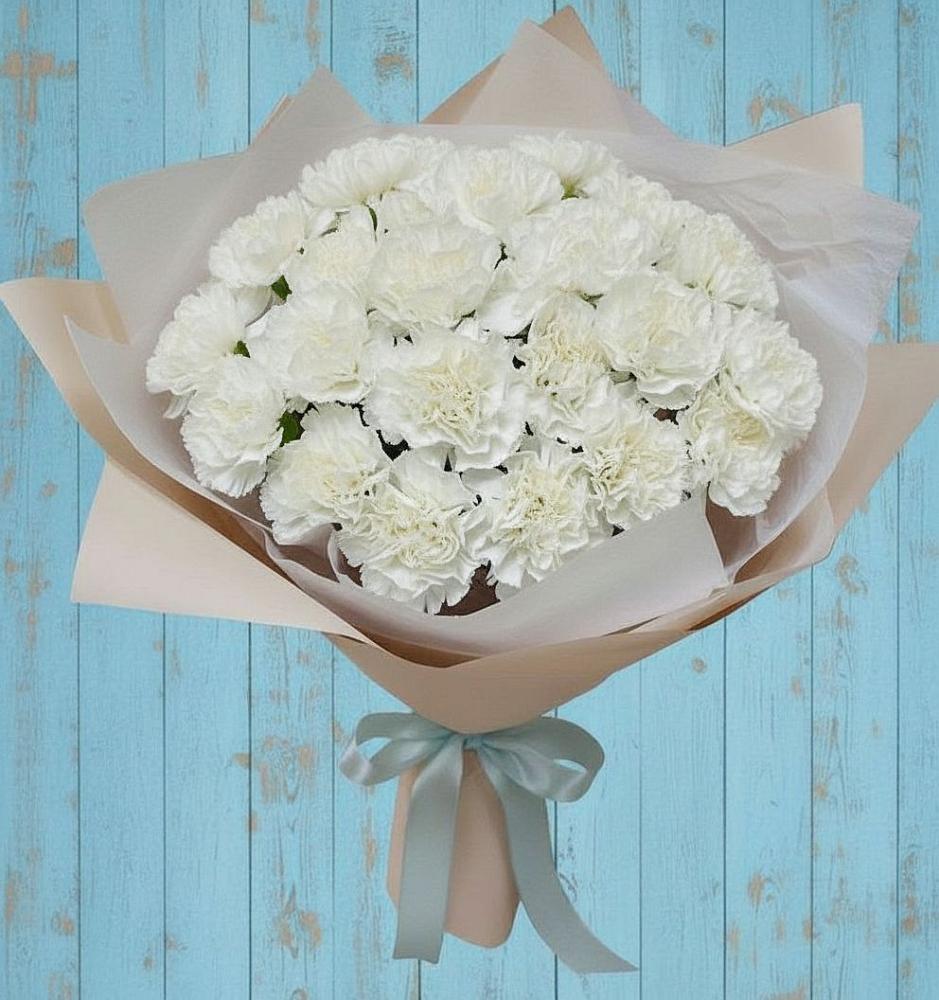 Букет цветов из: Гвоздики в Подпорожье