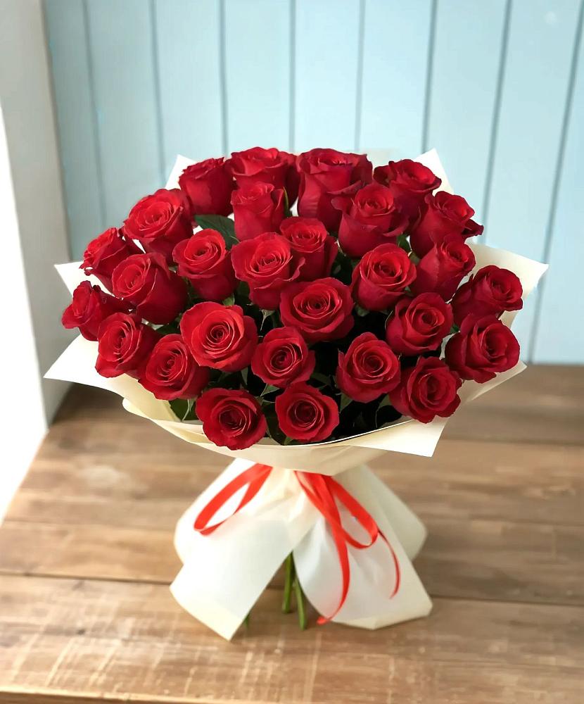 Букет 29 Красных роз в Подпорожье