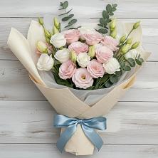 Букет цветов из:  Лизиантусы в Подпорожье