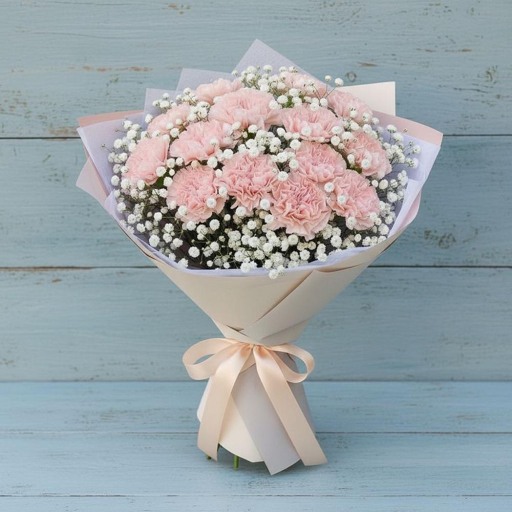 Букет цветов из: Гвоздики в Подпорожье