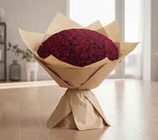 Букет 101 Красная роза в Подпорожье