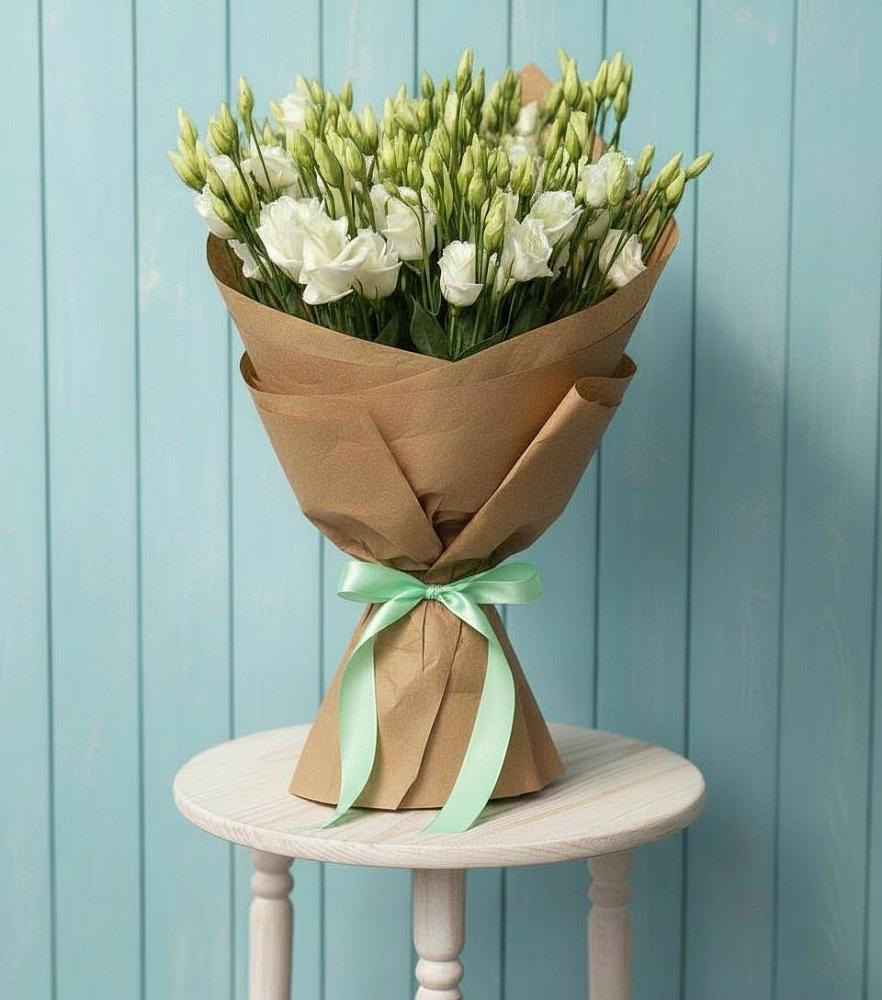 Букет цветов из: Лизиантусы в Подпорожье