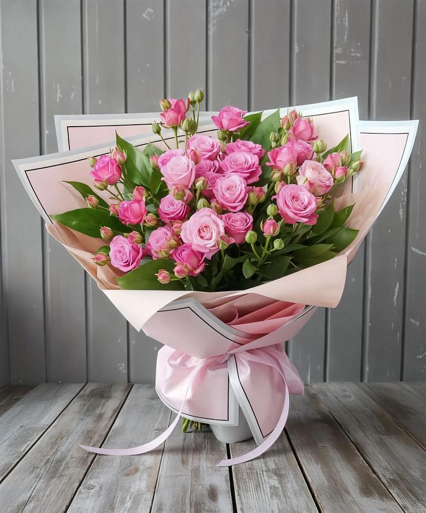 Букет Розовый кустик в Подпорожье