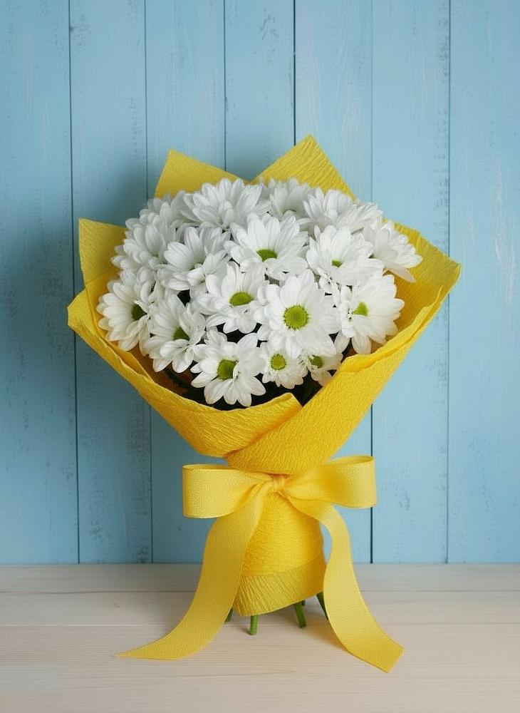 Букет цветов из: Хризантемы в Подпорожье