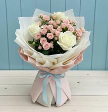 Букет цветов из:  Розы в Подпорожье