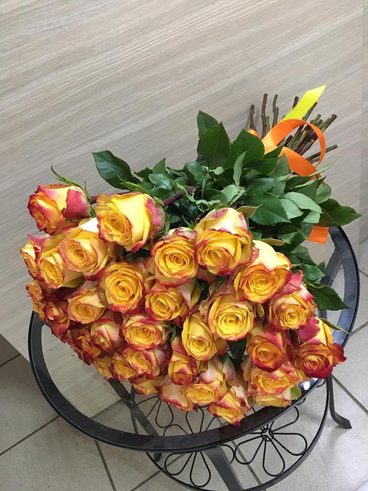 Букет Желтые розы в Подпорожье