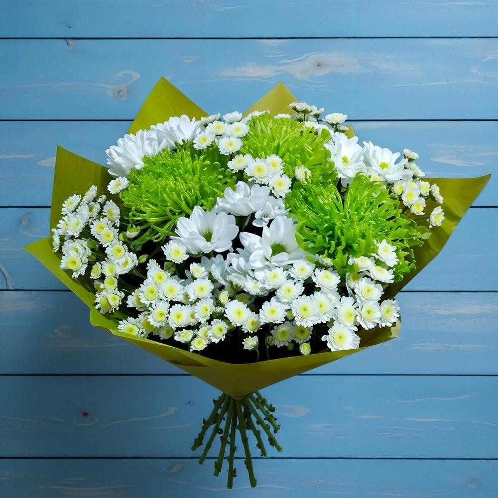 Букет цветов из: Хризантемы в Подпорожье