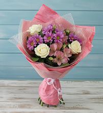 Букет цветов из:  Герберы в Подпорожье