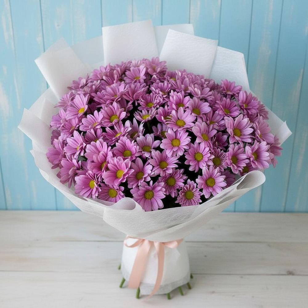 Букет цветов из: Хризантемы в Подпорожье