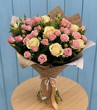Букет цветов из:  Розы в Подпорожье