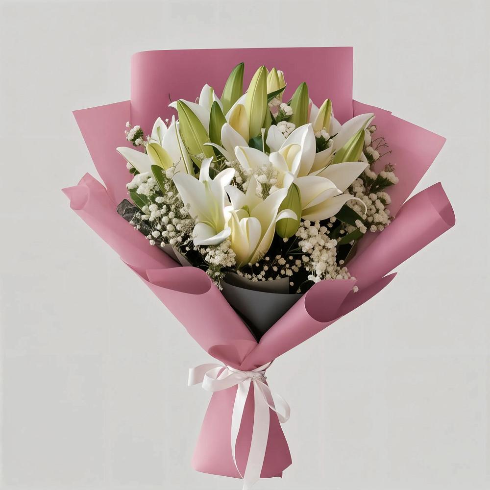 Букет цветов из: Лилии в Подпорожье