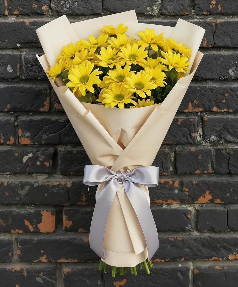 Букет цветов из: Хризантемы в Подпорожье