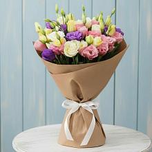 Букет цветов из:  Лизиантусы в Подпорожье